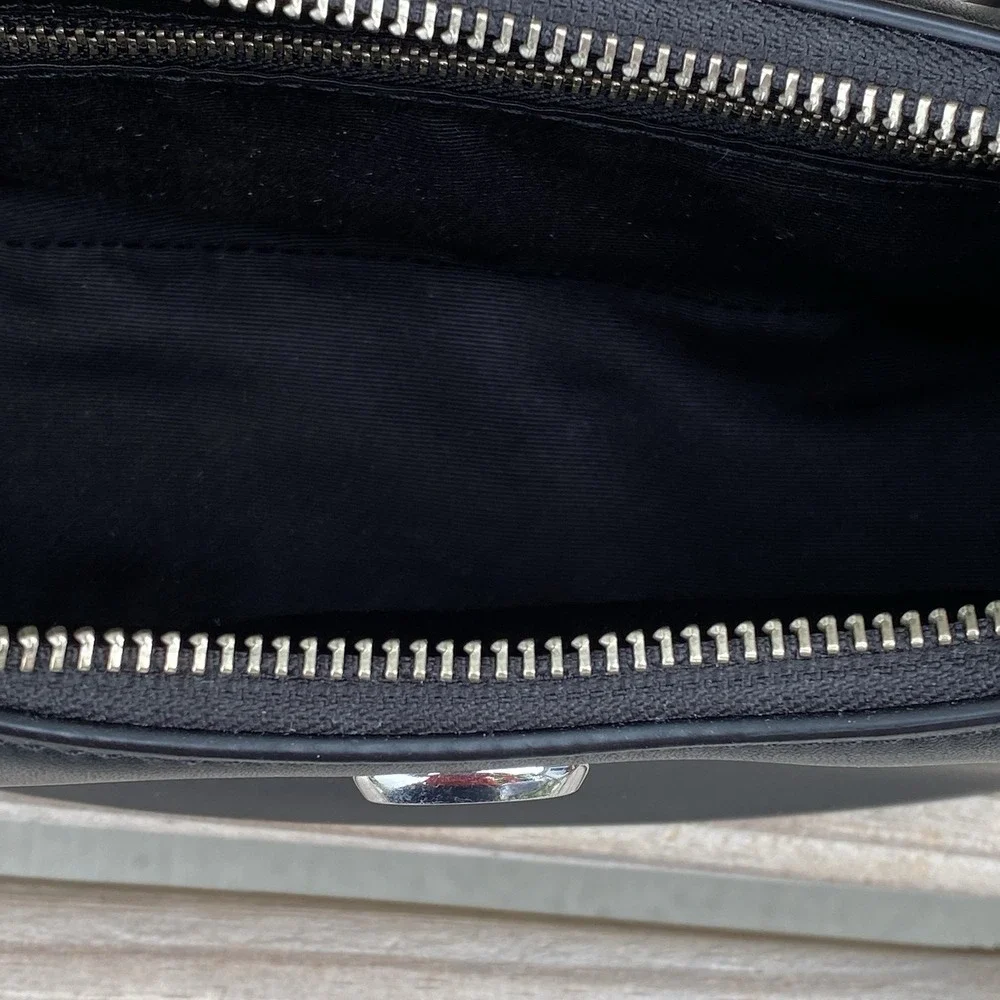 Marc Jacobs The Small Curve Shoulder Bag Black Leather Hobo with Dust Bag